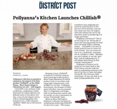 Pollyanna's Kitchen is featured in The District Post!