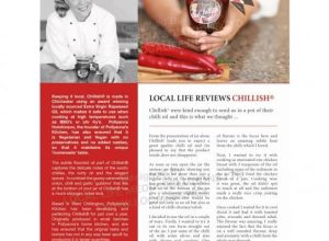   Much more than a Chilli oil! TASTE Magazine (Spring 2018)