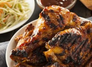   Sweet & Spicy Barbecued Chillish® & Honey Chicken Legs