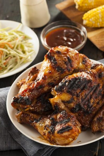 Sweet & Spicy Barbecued Chillish® & Honey Chicken Legs